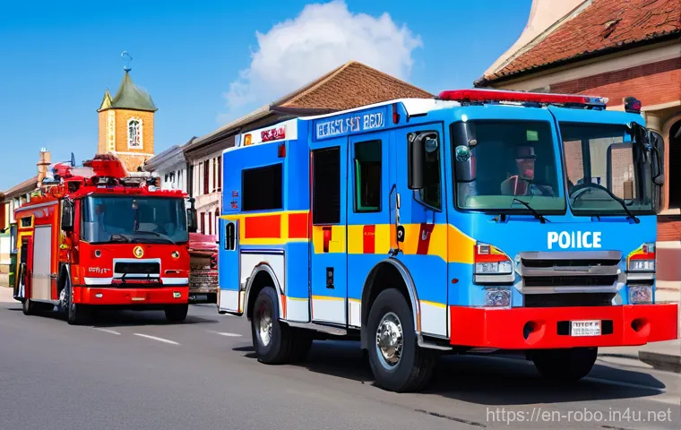 로보카폴리와 어린이 행동 분석 - **Prompt 1: Understanding and Expressing Feelings**
A group of diverse, friendly, anthropomorphi...