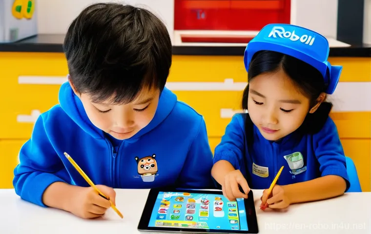 로보카폴리와 브랜드 협업 사례 - **Prompt 1: Robocar Poli Adventure at Home**
A bright, cheerful scene featuring a diverse group ...