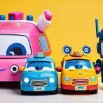 로보카폴리 장난감 구입처 - **Prompt:** A cozy and inviting home setting. A parent, dressed in comfortable casual wear, is seate...