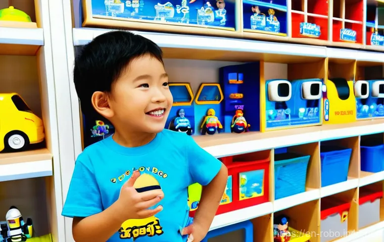 로보카폴리 장난감 구입처 - **Prompt:** A cozy and inviting home setting. A parent, dressed in comfortable casual wear, is seate...