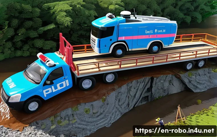 로보카폴리와 STEM 콘텐츠 - **Collaborative Engineering Rescue Mission:**
    "An animated, vibrant scene depicting the Robocar ...