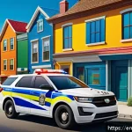 Home 21 로보카폴리 명언 - A vibrant, dynamic scene of a diverse team of animated rescue vehicles working together to solve a c...