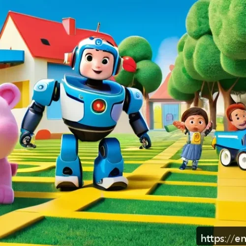 Home 17 로보카폴리 학습지 다운로드 - A vibrant and colorful scene featuring Robocar Poli characters engaging in a fun maze puzzle activit...